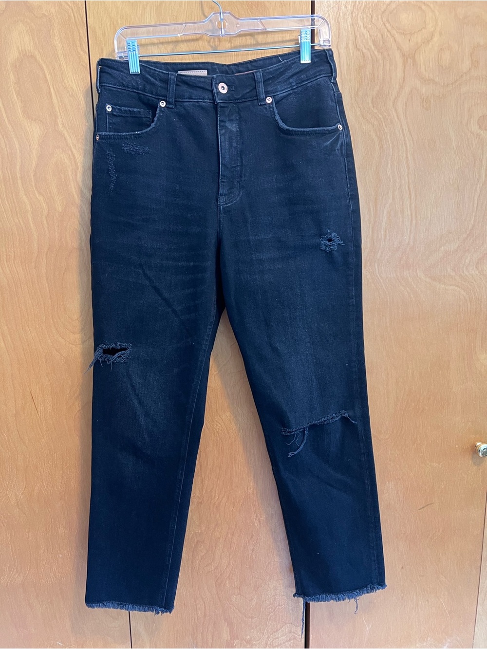 Pilcro The Vintage Straight Black Jean Size 30